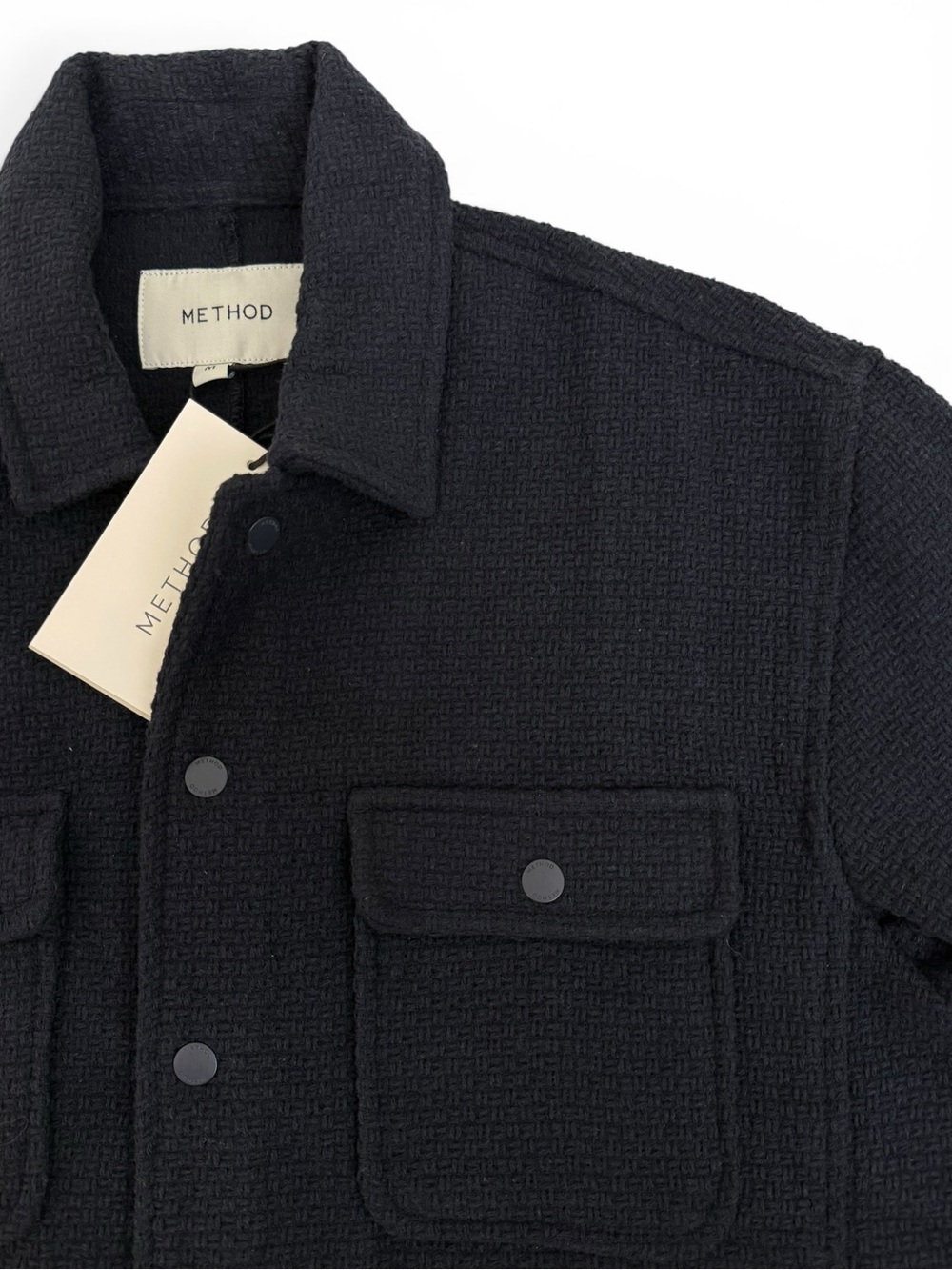 Method Navy Lightweight Trucker Style Overshirt or Shacket Men’s Medium